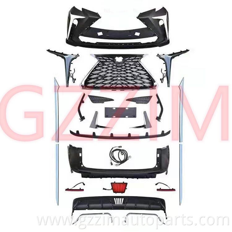 Plastic Front Rear Bumper Grille Head Lamp Fog Lamp Body Kits Dream Body Kits For Sienna 2022